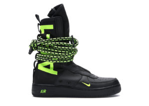 Nike  SF Air Force 1 High Black Volt Black/Black-Volt (AA1128-003)