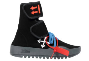 OFF-WHITE  Moto Wrap Black White FW19 Black (OMIA108E19b830241001)