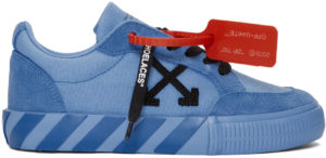OFF-WHITE  Vulc Low Blue Canvas FW19 (W) Blue/Black (192607F128025)