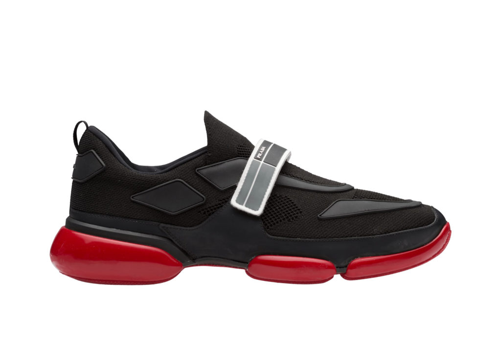 prada cloudbust red and black