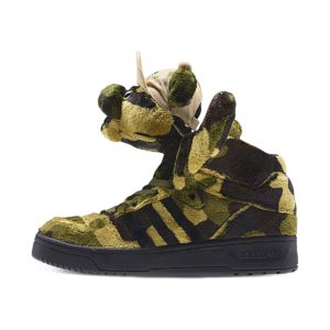 adidas  JS Camo Bear Jeremy Scott Earth Green/Black/Shioli (Q20917)