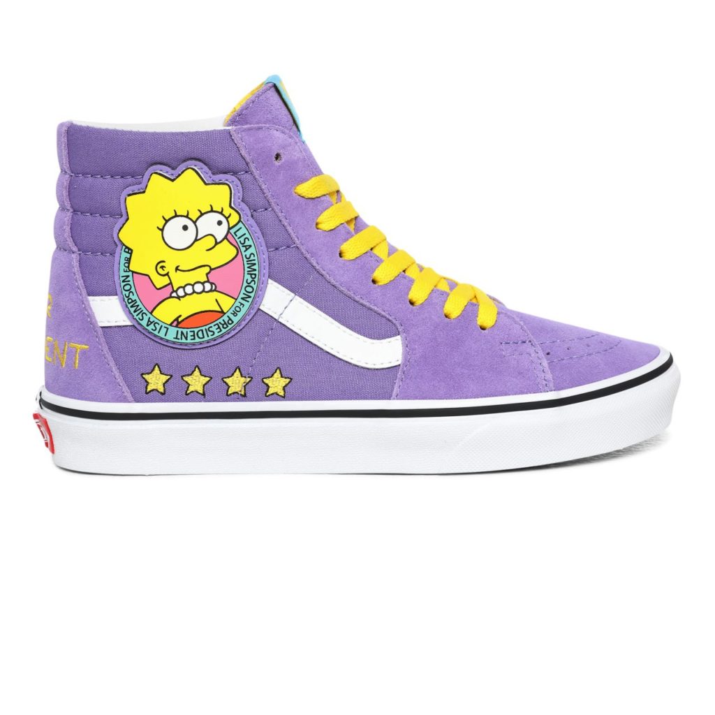 Vans Sk8-Hi The Simpsons Lisa (2020) (VN0A4BV617G)