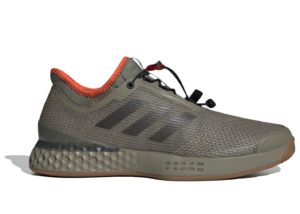 adidas Adizero Ubersonic 3 X Citified Raw Khaki Raw Khaki/Night Metallic/True Orange (CG7073)