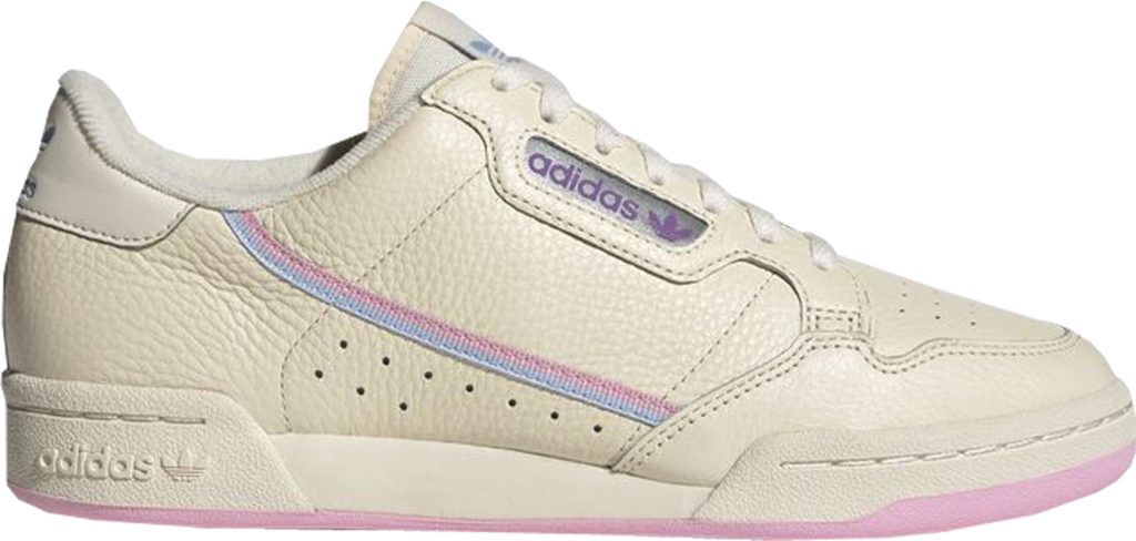 adidas Continental 80 Ecru Tint True Pink (W) Ecru Tint/True Pink/Periwinkle (G27726)