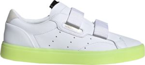 adidas Sleek S Cloud White Hi Res Yellow (W) Cloud White/Cloud White/Hi-Res Yellow (EE8279)