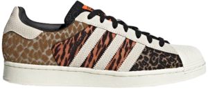 adidas Superstar atmos Crazy Animal Core Black/Off White/Orange (FY5232)