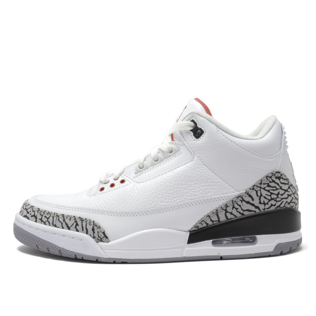 Air Jordan Nike AJ 3 III Retro White Cement (2011) (136064-105)