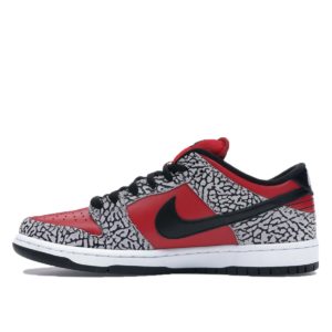 Nike SB x Supreme Dunk Low Premium ‘Fire Red Cement’ (2012) (313170-600)