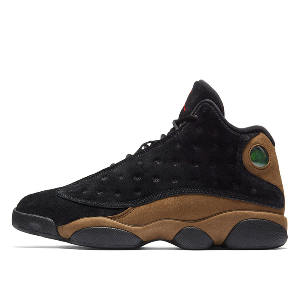 Jordan 13 Retro Olive Black/True Red-Light Olive (414571-006)