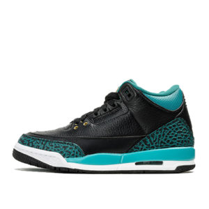 Jordan 3 Retro Rio Teal (GS) Black/Metallic Gold-Rio Teal-White (441140-018)