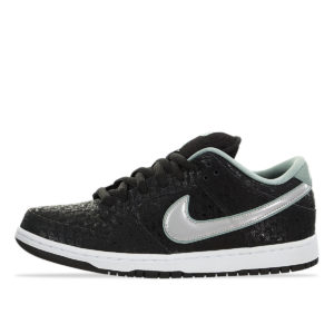 Nike  Dunk Low SB SPOT x Lance Mountain (Special Box) Black/Metallic Platinum (573901-002)