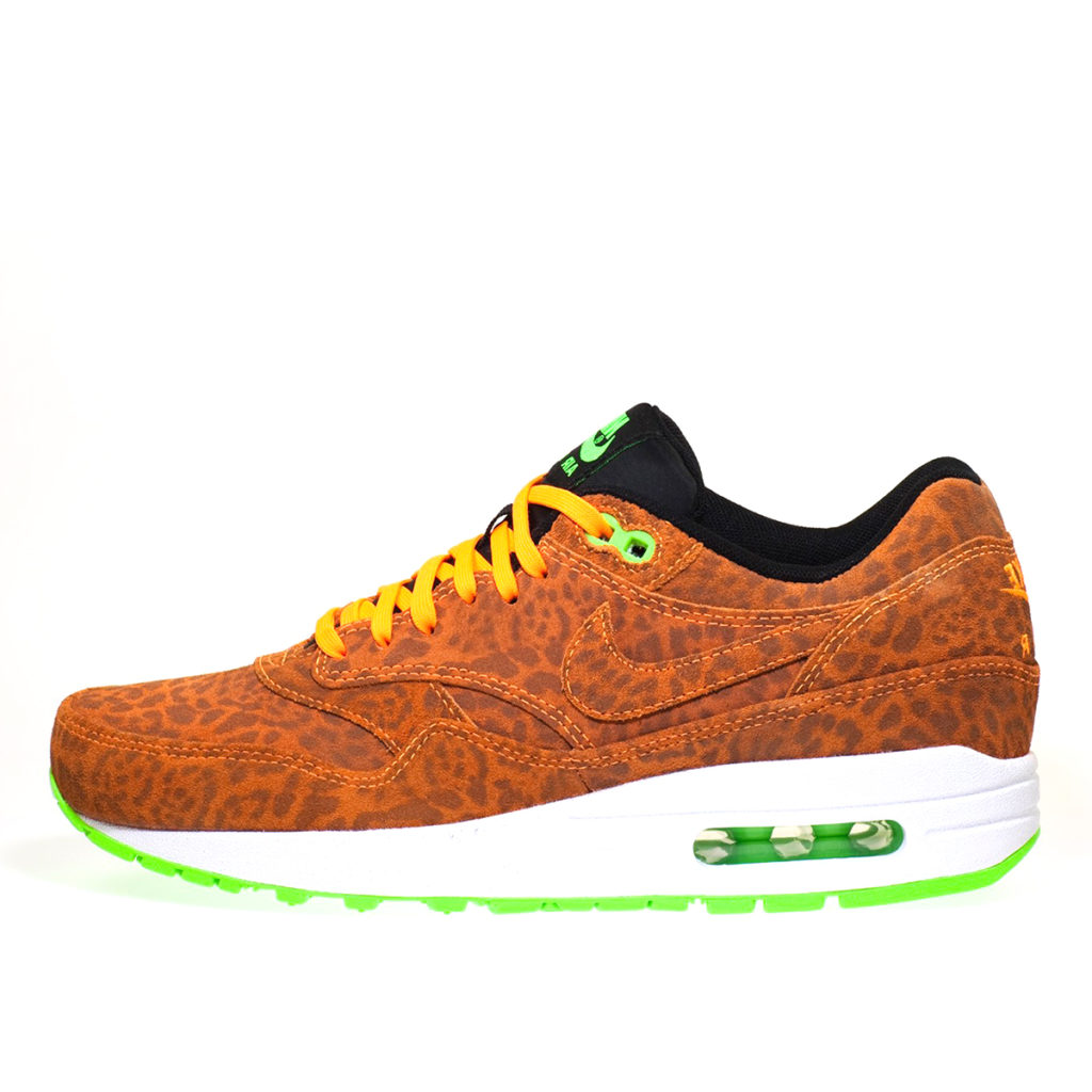 Nike Air Max 1 Leopard Orange Bright Citrus/Bright Citrus-White- Fl (579920-881)