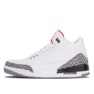 Air Jordan Nike AJ 3 III Retro White Cement (’88 Dunk Contest 2013) (580775-160)