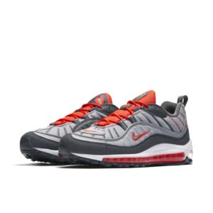 Nike Air Max 98 Wolf Grey Total Crimson (640744-006)