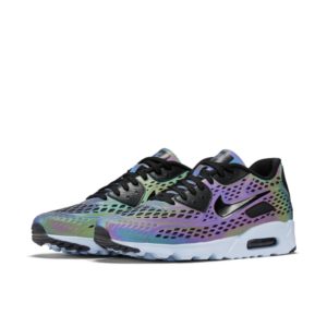Nike  Air Max 90 Ultra Moire Iridescent Deep Pewter/Black-Porpoise (777427-200)