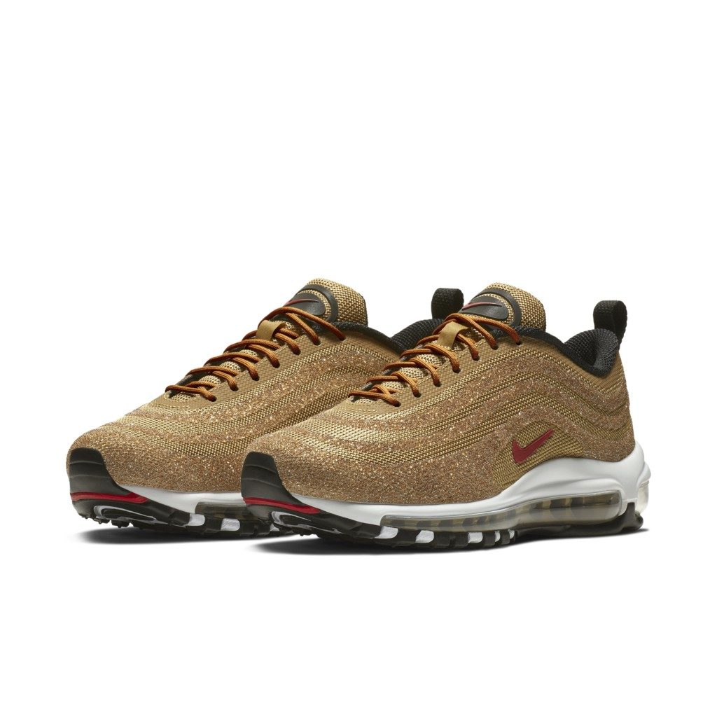 Nike WMNS Air Max 97 x Swarovski ‘Gold Bullet’ (927508-700)