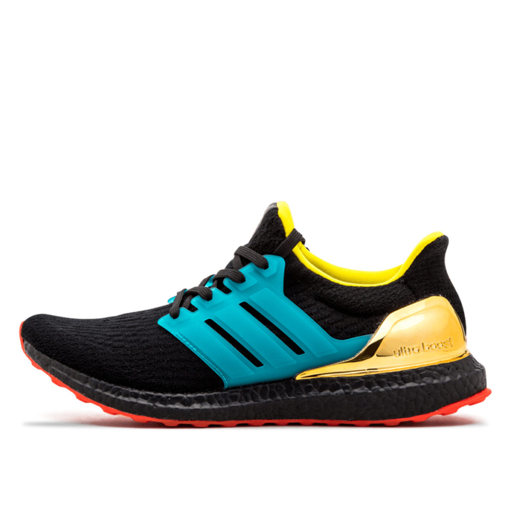 adidas Ultra Boost 3.0 Kolor Black Core Black/Gold-Blue (AH1485)