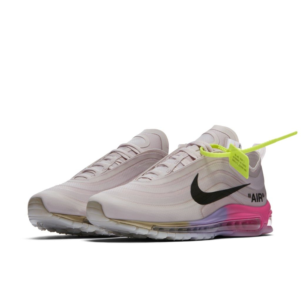 Nike Air Max 97 Off-White Elemental Rose Serena “Queen” Elemental Rose/Black-Barely Rose-White (AJ4585-600)