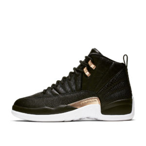 Jordan  12 Retro Black Metallic Gold White (W) Black/Metallic Gold-White (AO6068-007)