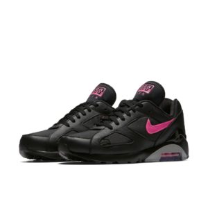 Nike  Air Max 180 Black Pink Blast Black/Pink Blast-Wolf Grey (AQ9974-001)