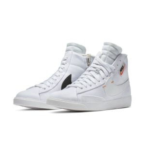 Nike  Blazer Mid Rebel Summit White (W) White/Summit White-Fuel Orange-Platinum Tint (BQ4022-102)