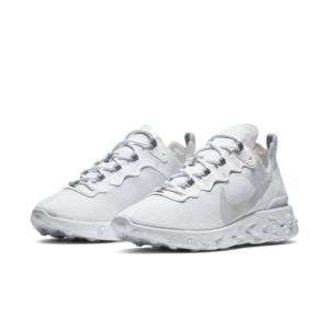 Nike React Element 55 White Pure Platinum (2019) (BQ6167-101)