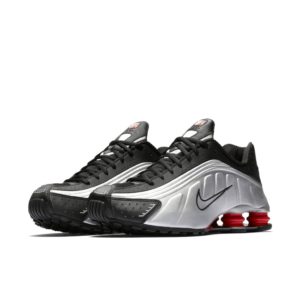 Nike Shox R4 Silver Black Red (BV1111-008)