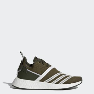 adidas  NMD R2 White Mountaineering Trace Olive Trace Olive/Footwear White/Footwear White (CG3649)