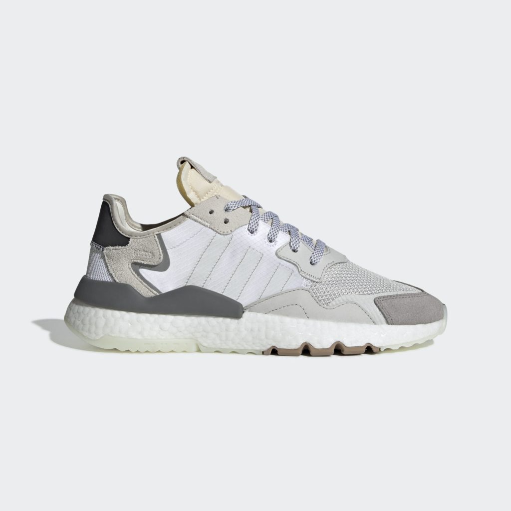 adidas Nite Jogger White Grey Footwear White/Crystal White/Core Black (CG5950)