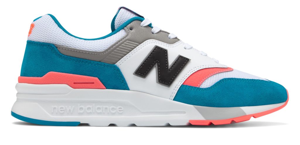 New Balance 997 White Aqua White/Aqua (CM997HCS)
