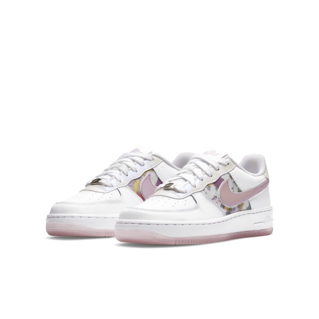 Nike Air Force 1 Low White Light Artic Pink (GS) (CN8535-100)