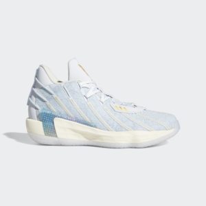 Adidas Dame 7 Christmas Halo Blue / Cream White / Cloud White (H67571)