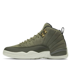 Jordan  12 Retro Chris Paul Class Of 2003 Olive Canvas/Black-Sail (130690-301)