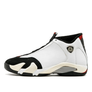 Jordan  14 OG Black Toe (1998) White/Black-Varsity Red (136011-101)