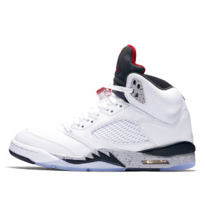 Air Jordan Nike AJ 5 V Retro White Cement 2017 (136027-104)