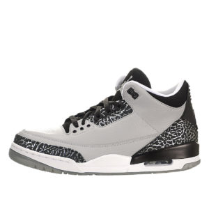 Jordan 3 Retro Wolf Grey Wolf Grey/Metallic Silver-Black-White (136064-004)
