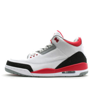 Jordan  3 Retro Fire Red (2007) White/Fire Red-Cement Grey (136064-161)