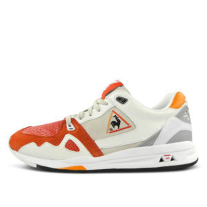 Le Coq Sportif  R1000 Highs and Lows “White Swan” White/Red (1421741)