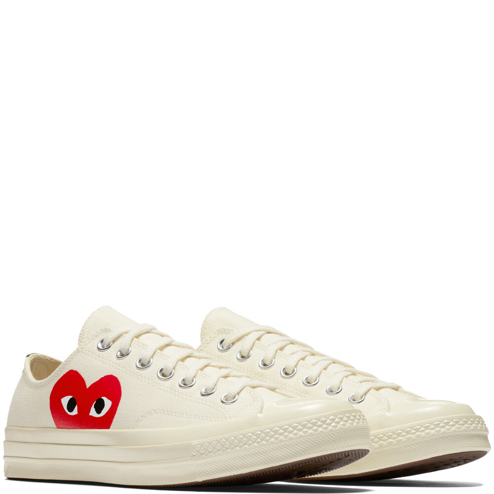 Converse x Comme des Garcons CDG Chuck Taylor Low Cream White (150207C)