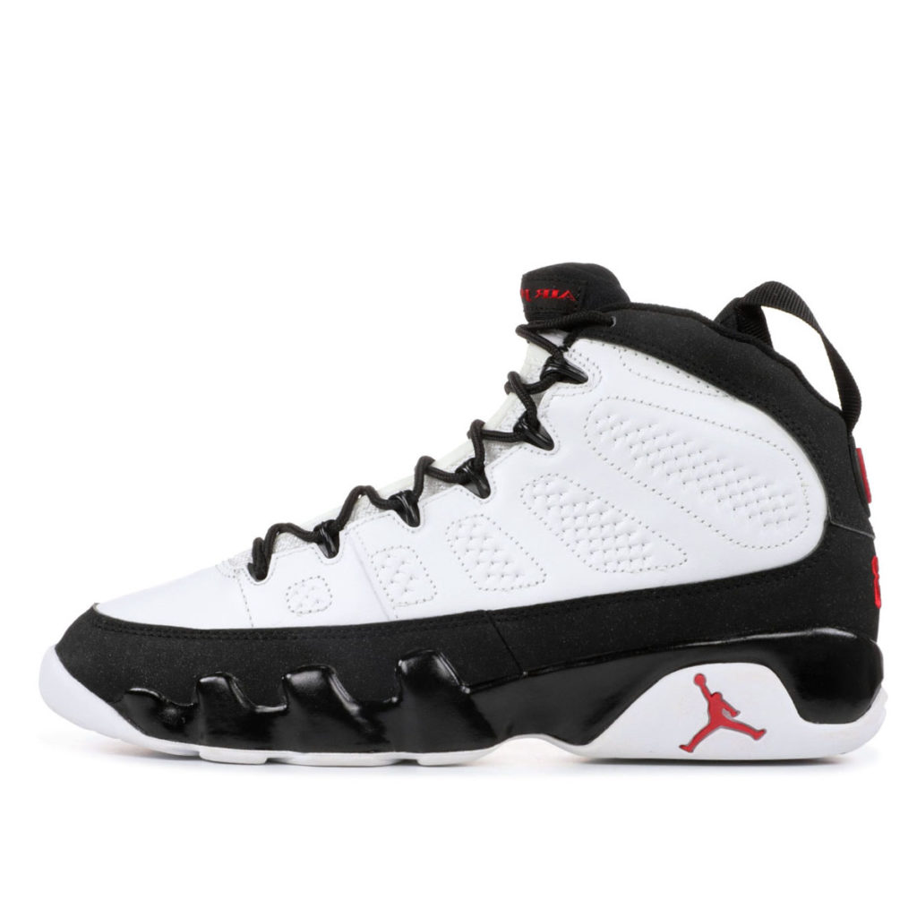 Jordan 9 Retro White Black Red (2002) White/Black-True Red (302370-101)