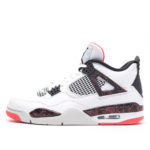 Jordan  4 Retro Flight Nostalgia White/Black-Bright Crimson-Pale Citron (308497-116)