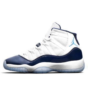 Jordan  11 Retro UNC Win Like 82 White/University Blue-Midnight Navy (378037-123)