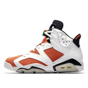 Jordan 6 Retro Gatorade Like Mike White Summit White/Team Orange-Black (384664-145)