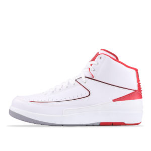 Air Jordan Nike AJ II 2 Retro White Red (2014) (385475-102)