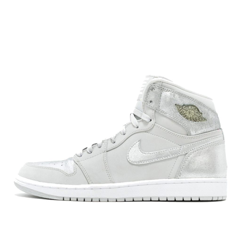 Air Jordan Nike AJ I 1 Retro Silver Anniversary (396009-001)