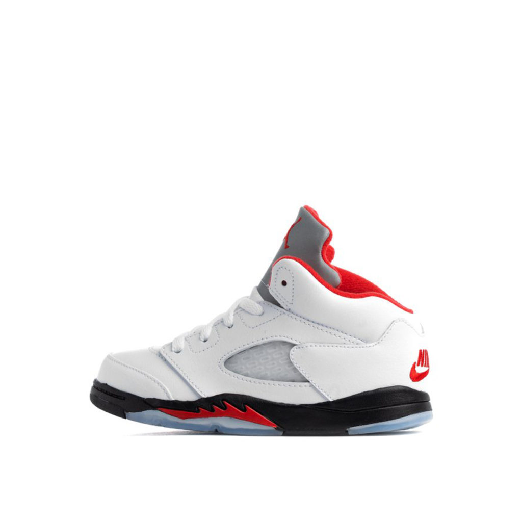 Air Jordan V 5 Retro Fire Red Silver Tongue (TD) (2020) (440890-102)