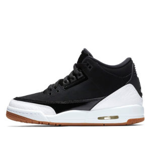 Jordan 3 Retro Black White Gum (GS) Black/White-Gum Medium Brown (441140-022)
