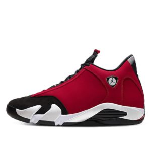 Jordan  14 Retro Gym Red Toro Black/White-Off White-Gym Red (487471-006)