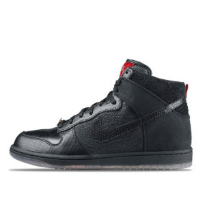 Nike  Dunk High Mighty Crown Black/Black-Varsity Red (503766-001)