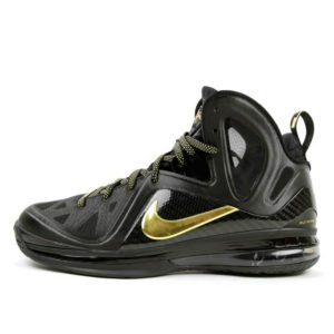 Nike  LeBron 9 PS Elite Away Black/Metallic Gold-Black (516958-002)